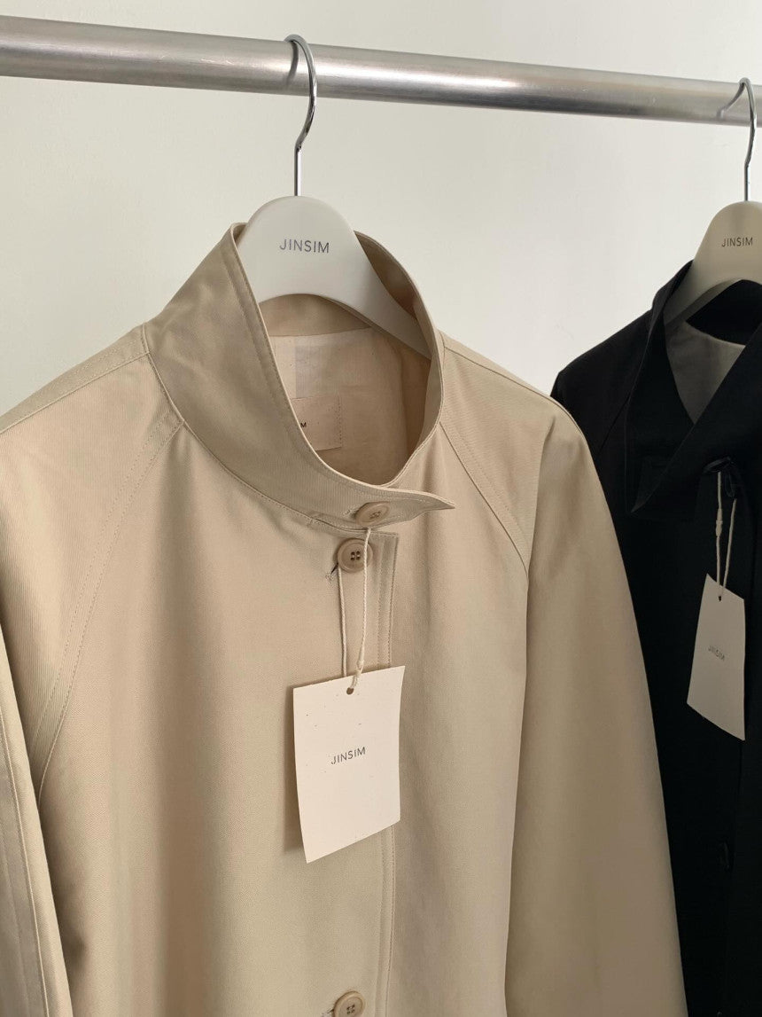 meli high-neck trench-2col