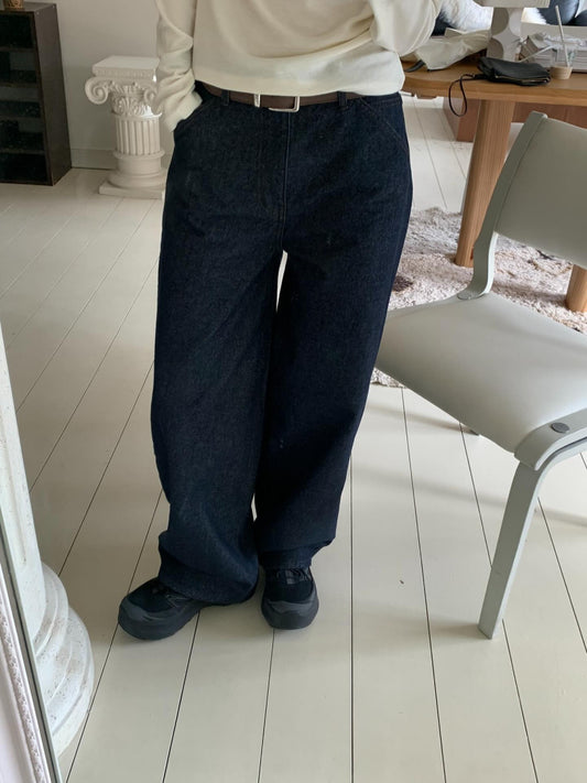 Roots wide inner gimo denim