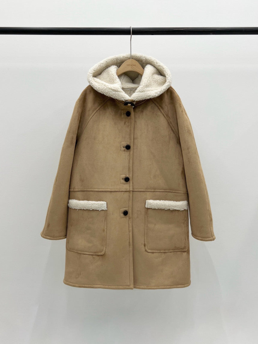 Fitz hoodie shearing half mustang