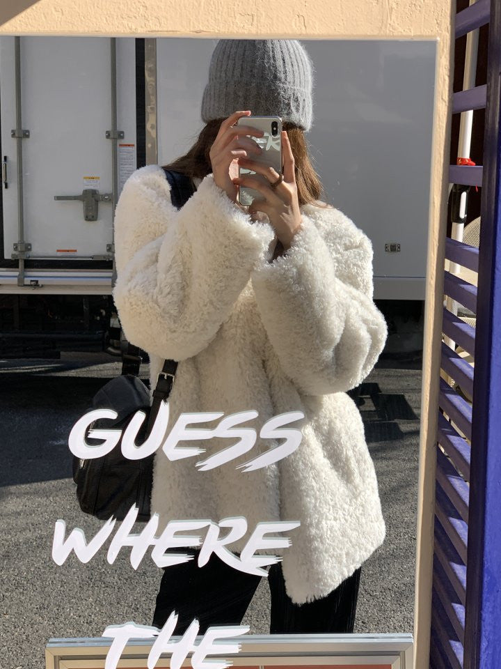 Nordic angora beanie-2col