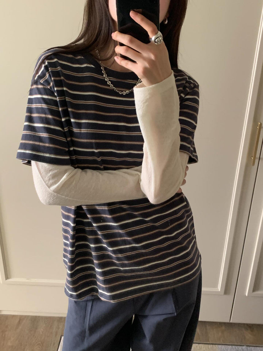 Fine jacquard T-3col