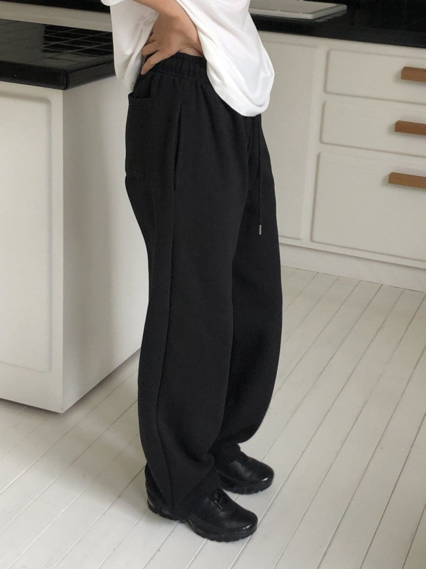 Soft string gimo training pants-4col