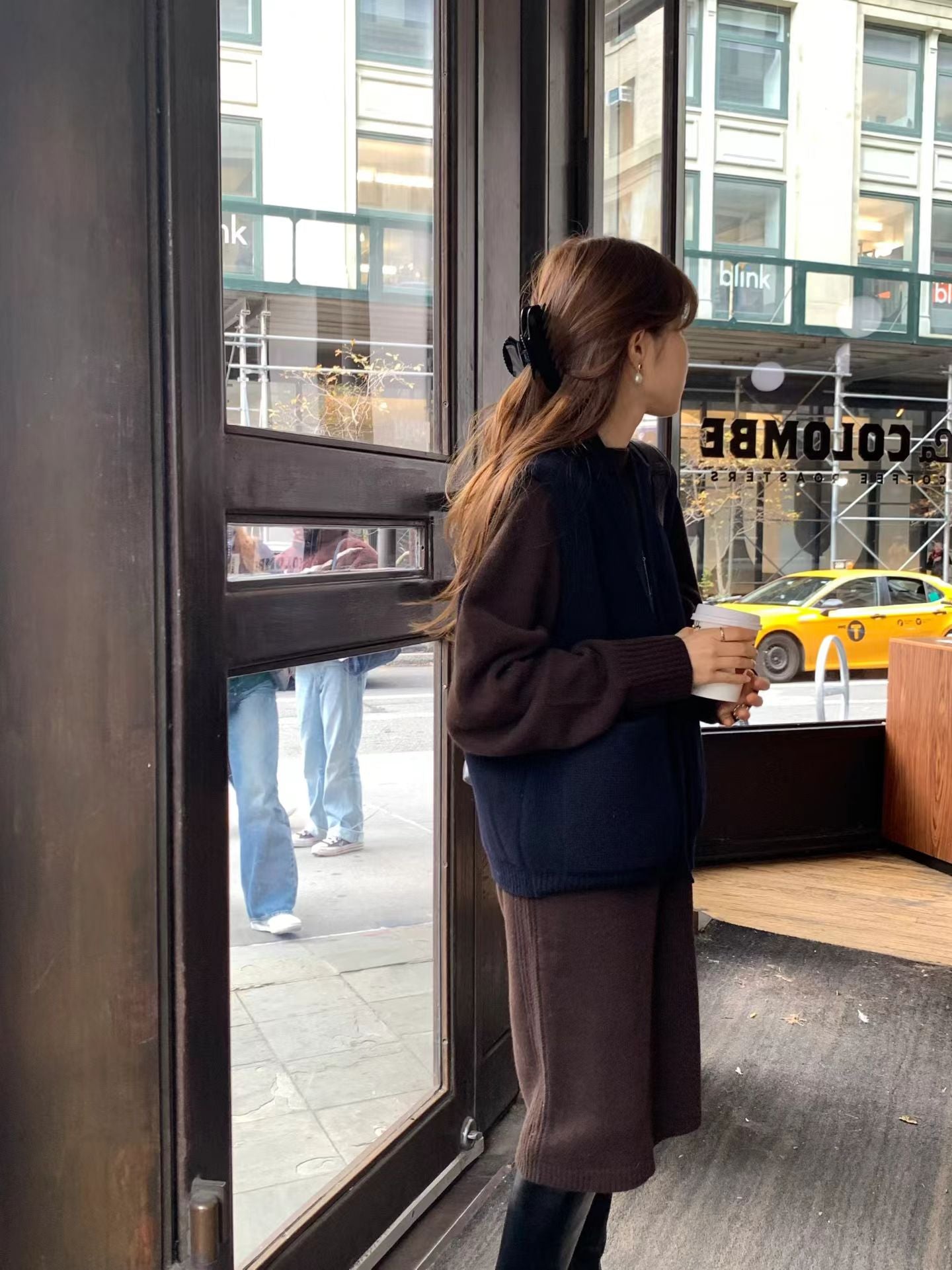 Ounce volume sleeve knit onepiece-3col