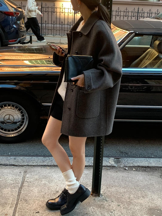 Bruni half handmade coat