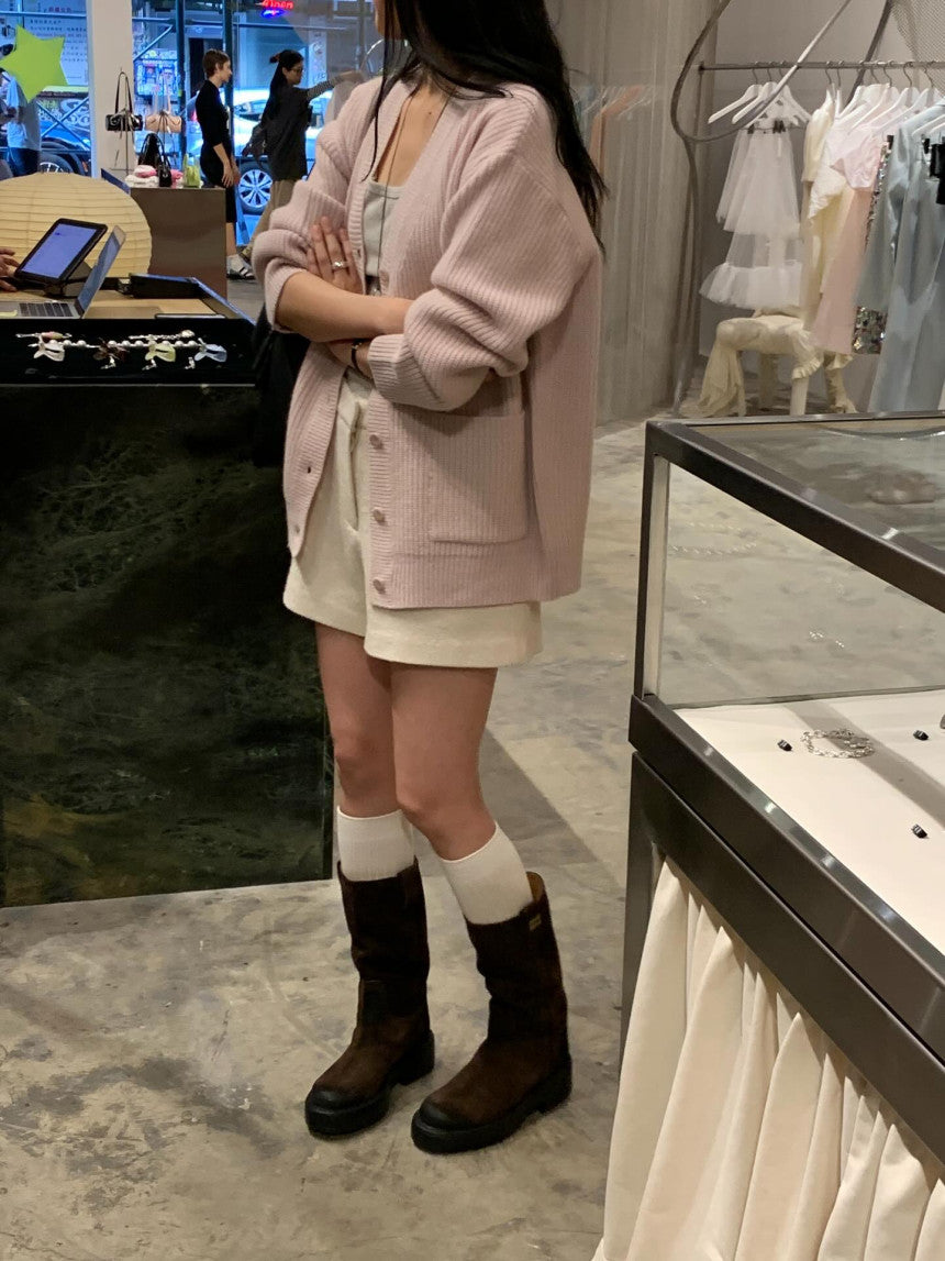 Mue hachi cardigan-4col