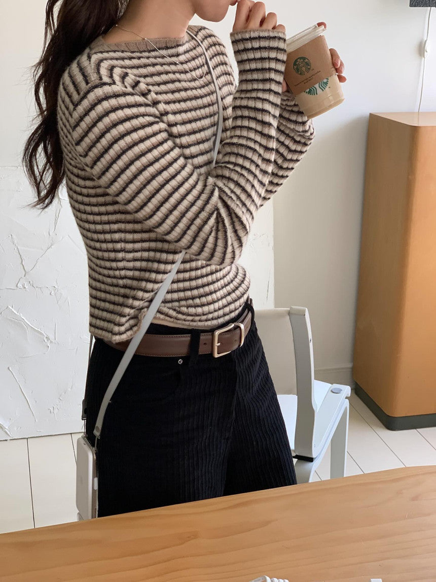 Raboom crop knit-2col