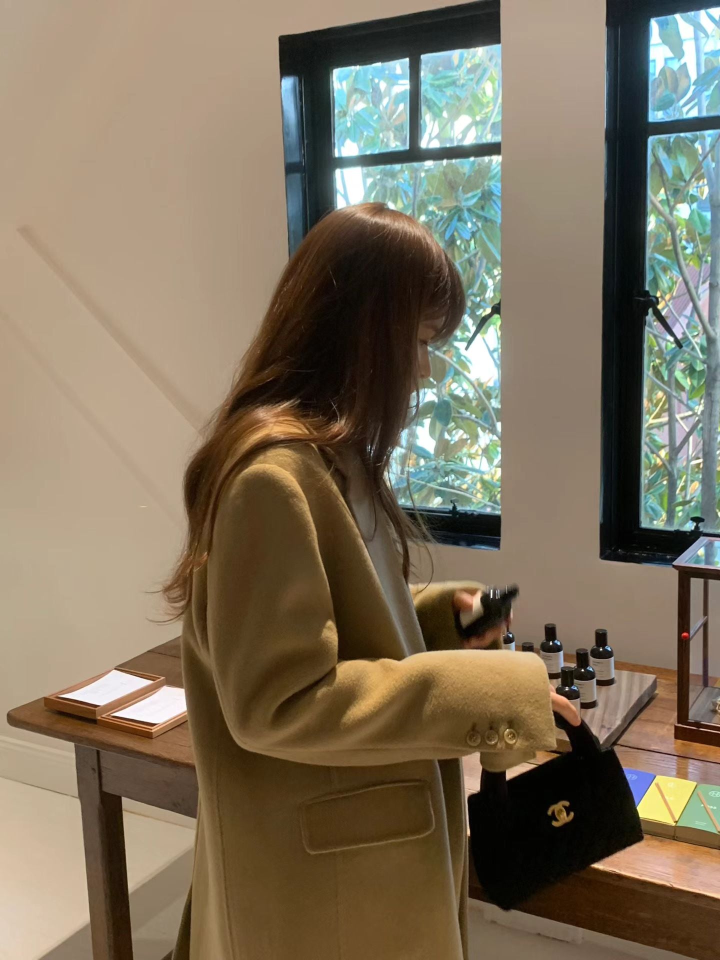 Ounce handmade tate cashmere coat-3col