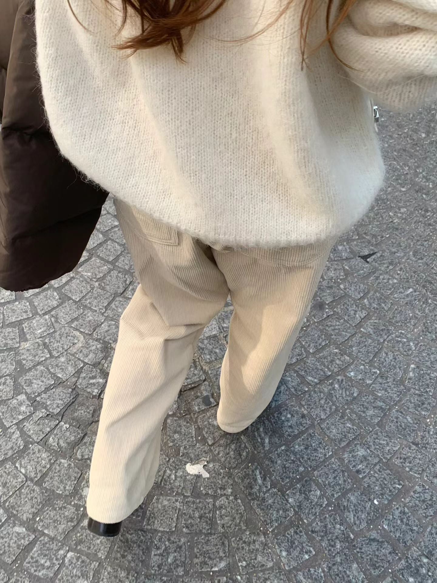 Ounce gimo corduroy pants-4col