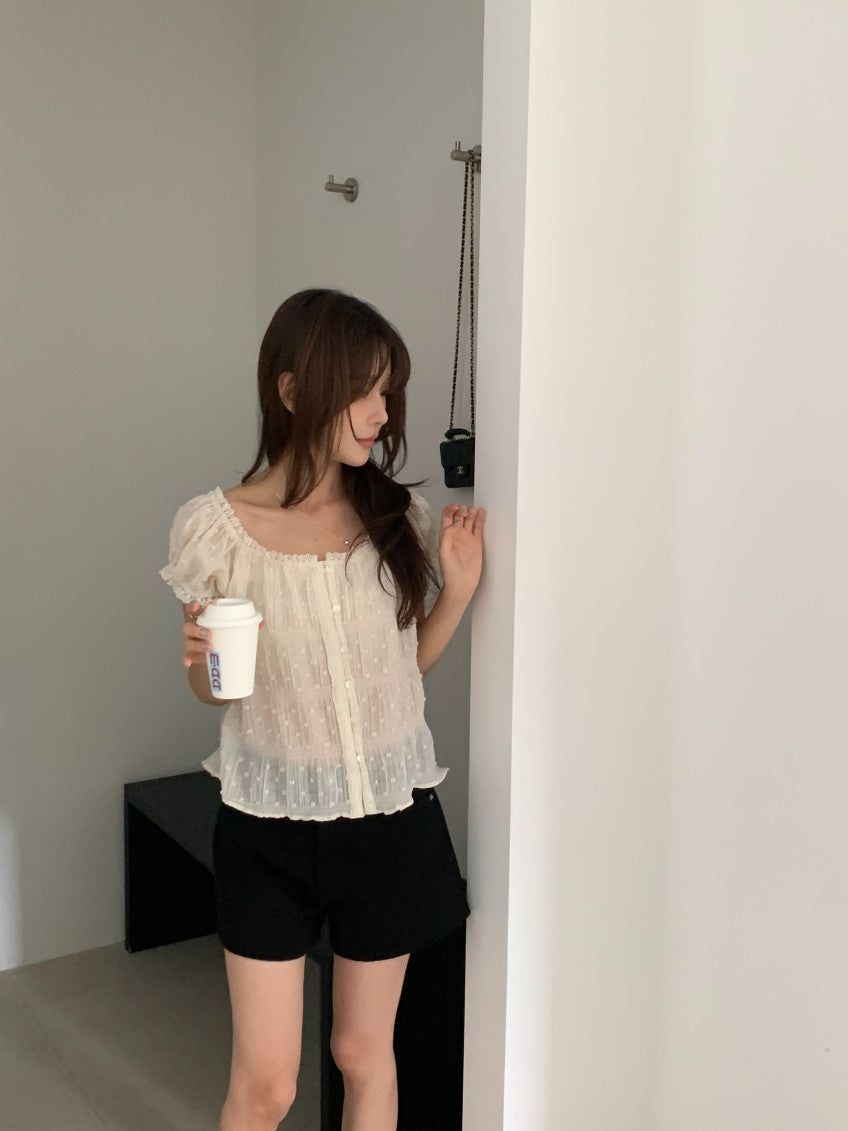 popcorn blouse-2col