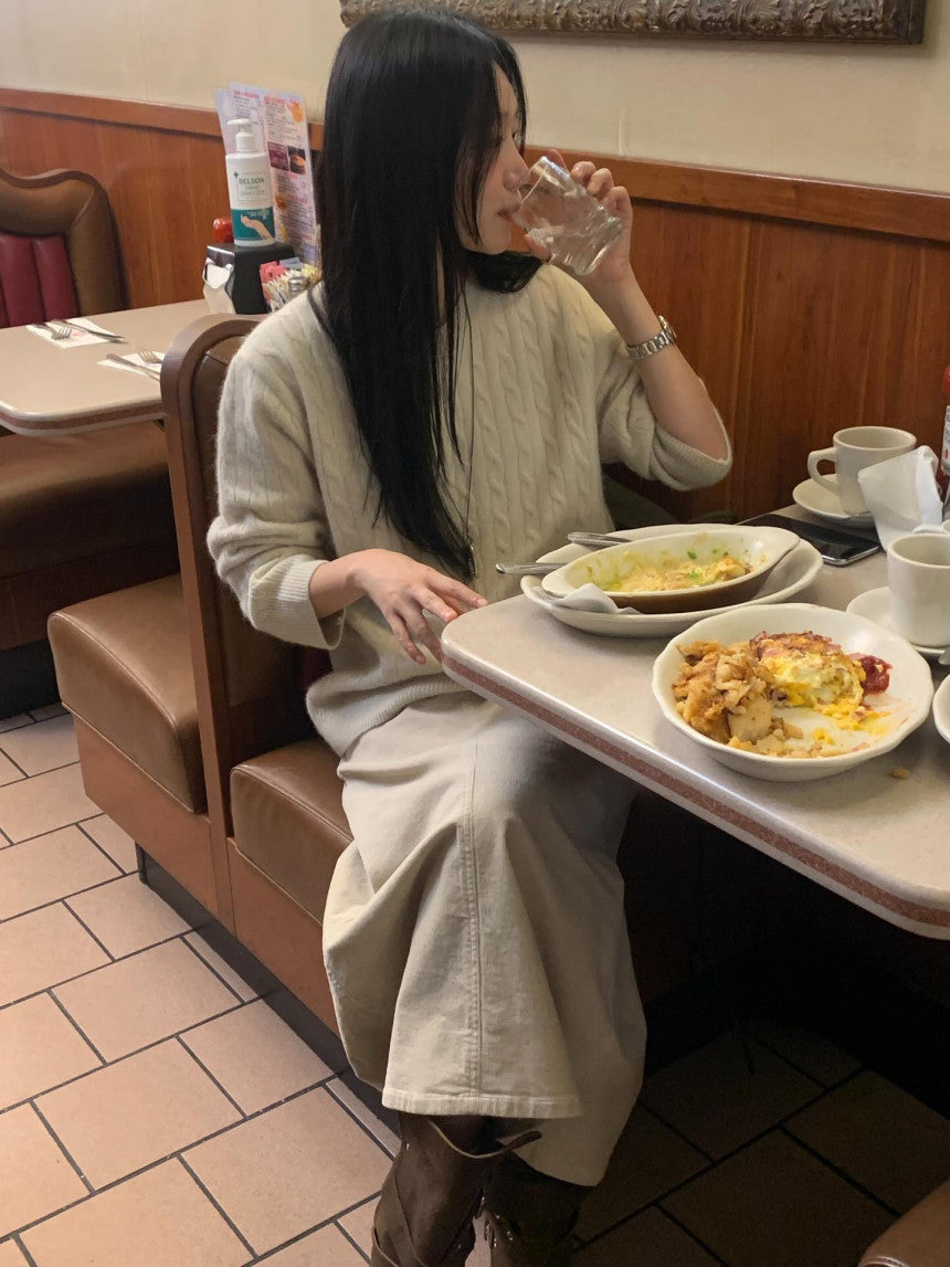 Marong cable knit-4col