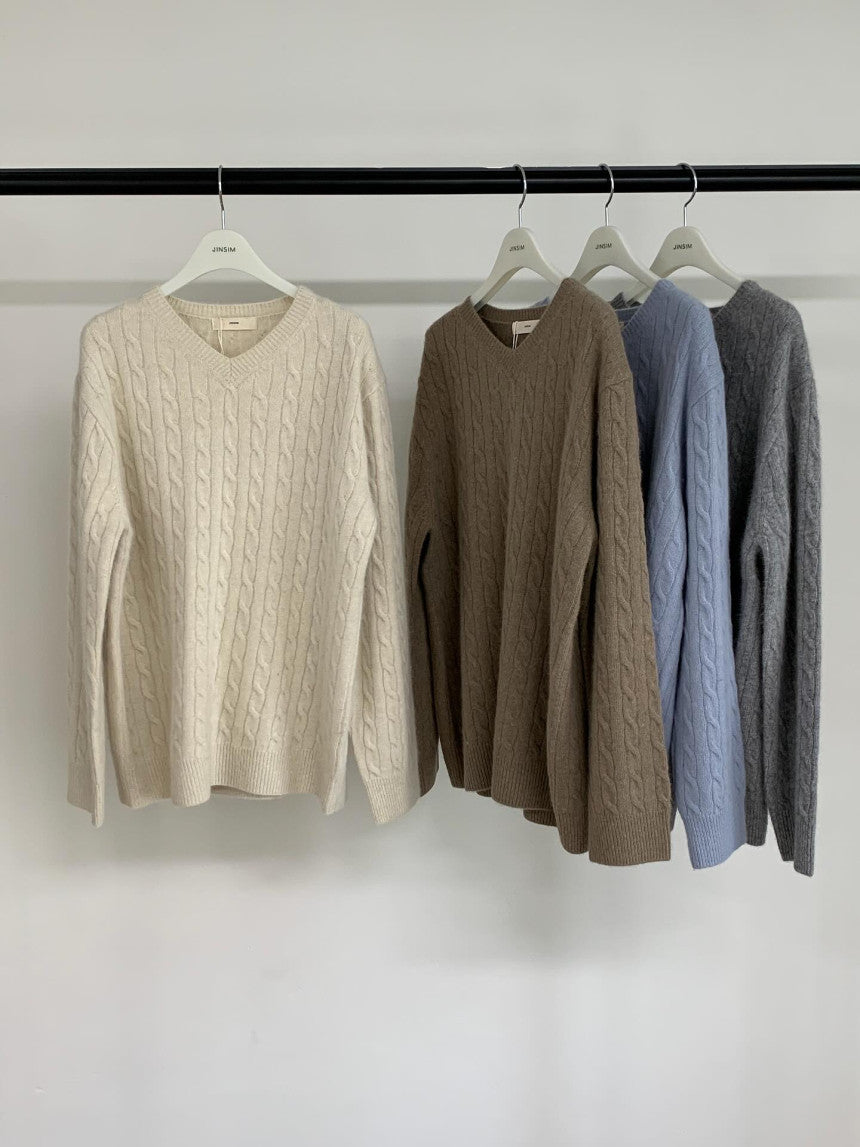Marong cable knit-4col