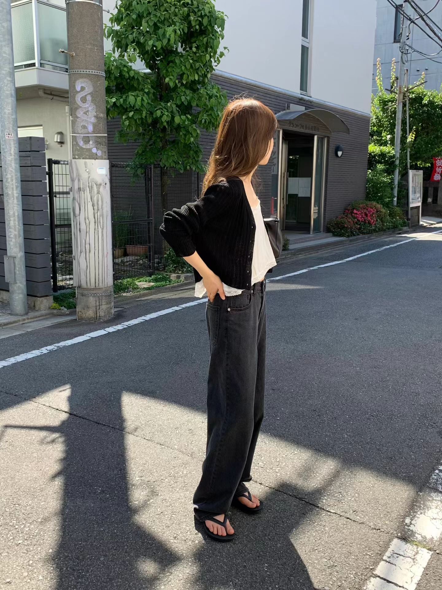 Ounce summer black washing denim
