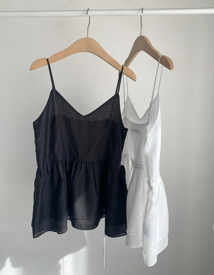 Mov sleeveless blouse