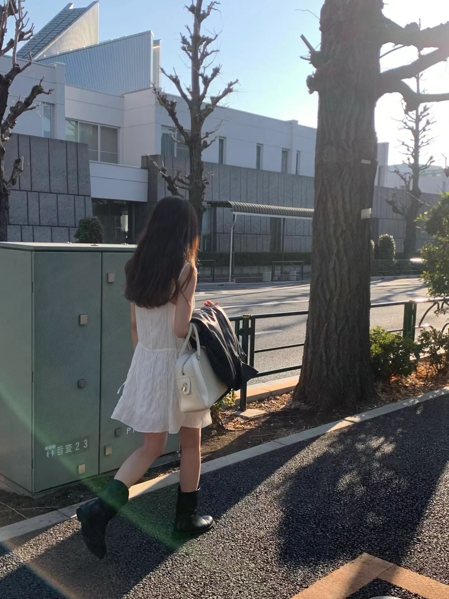 ivory即納 Ounce eilie string onepiece-2col