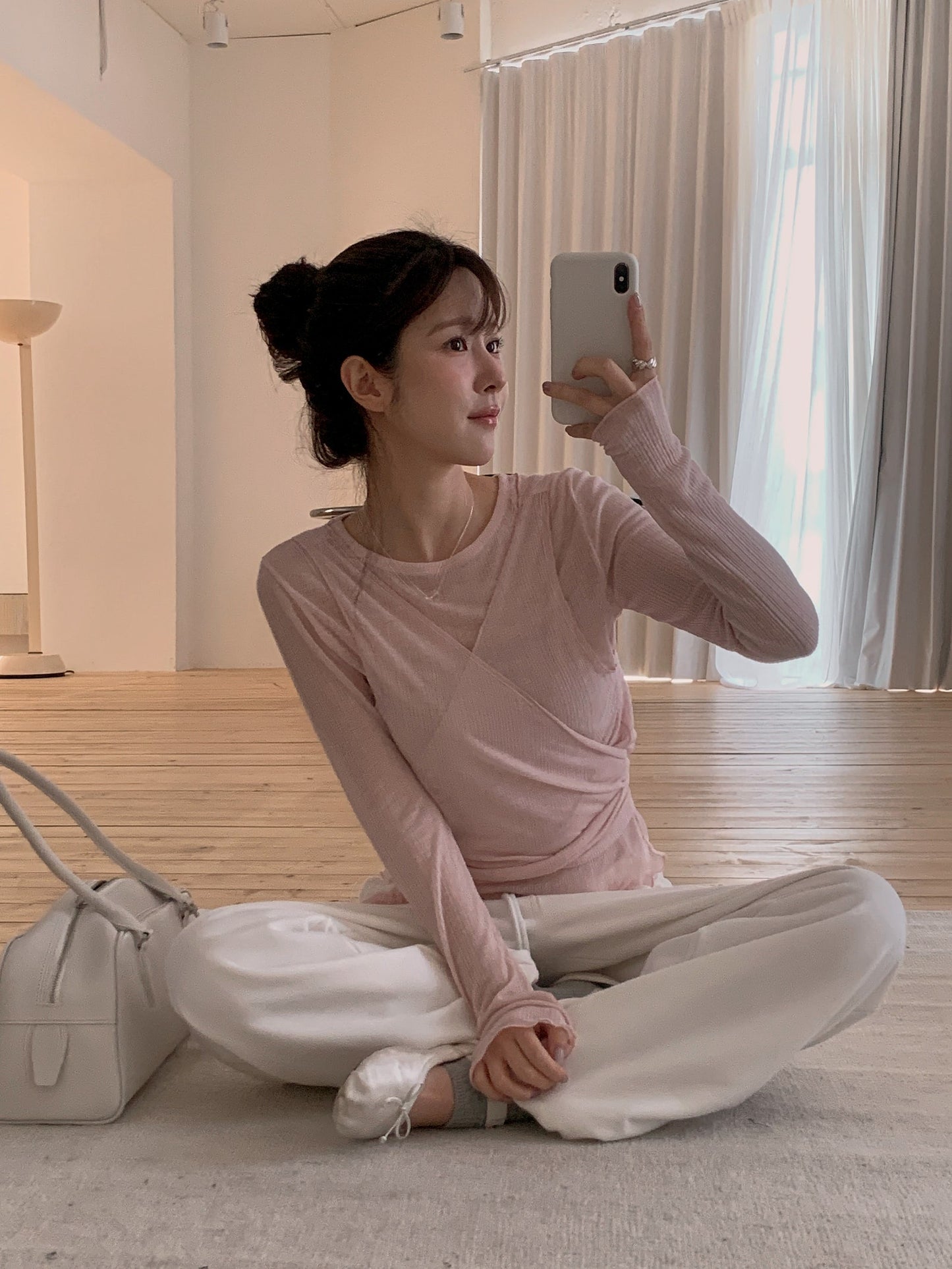 Sophie wrap vest&T set-3col