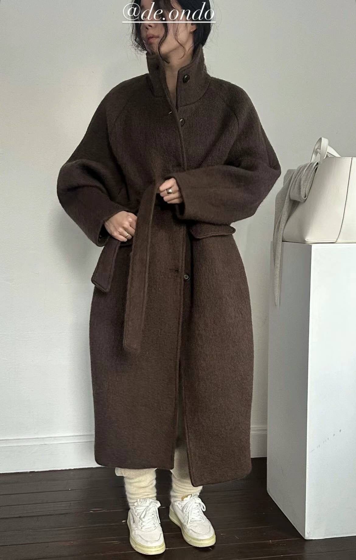 deondo baby alpaca coat-2col