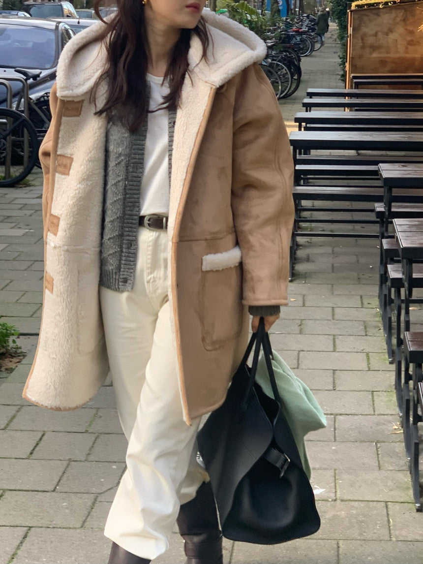 Fitz hoodie shearing half mustang