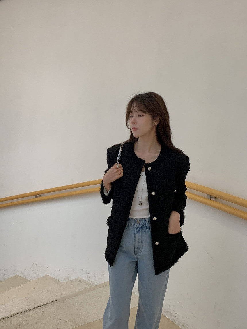 Edga tweed jacket-3col