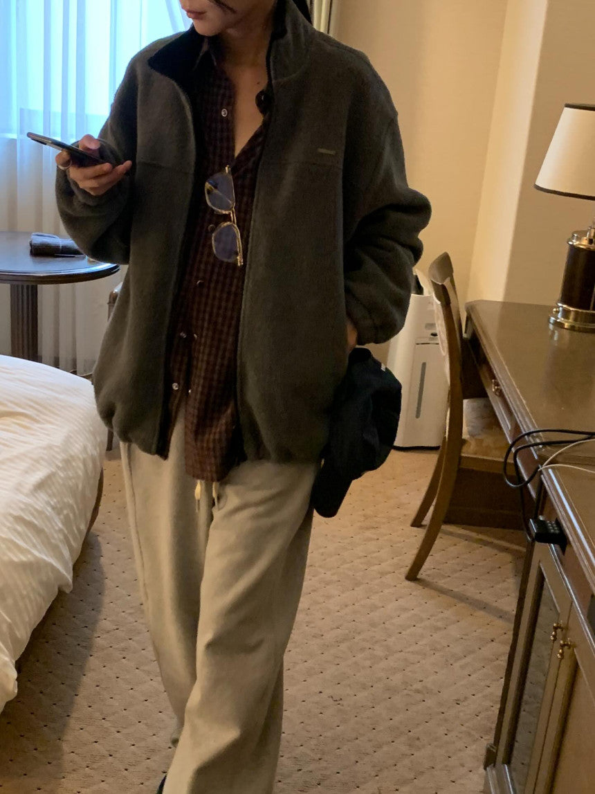 Jade check shirt-3col