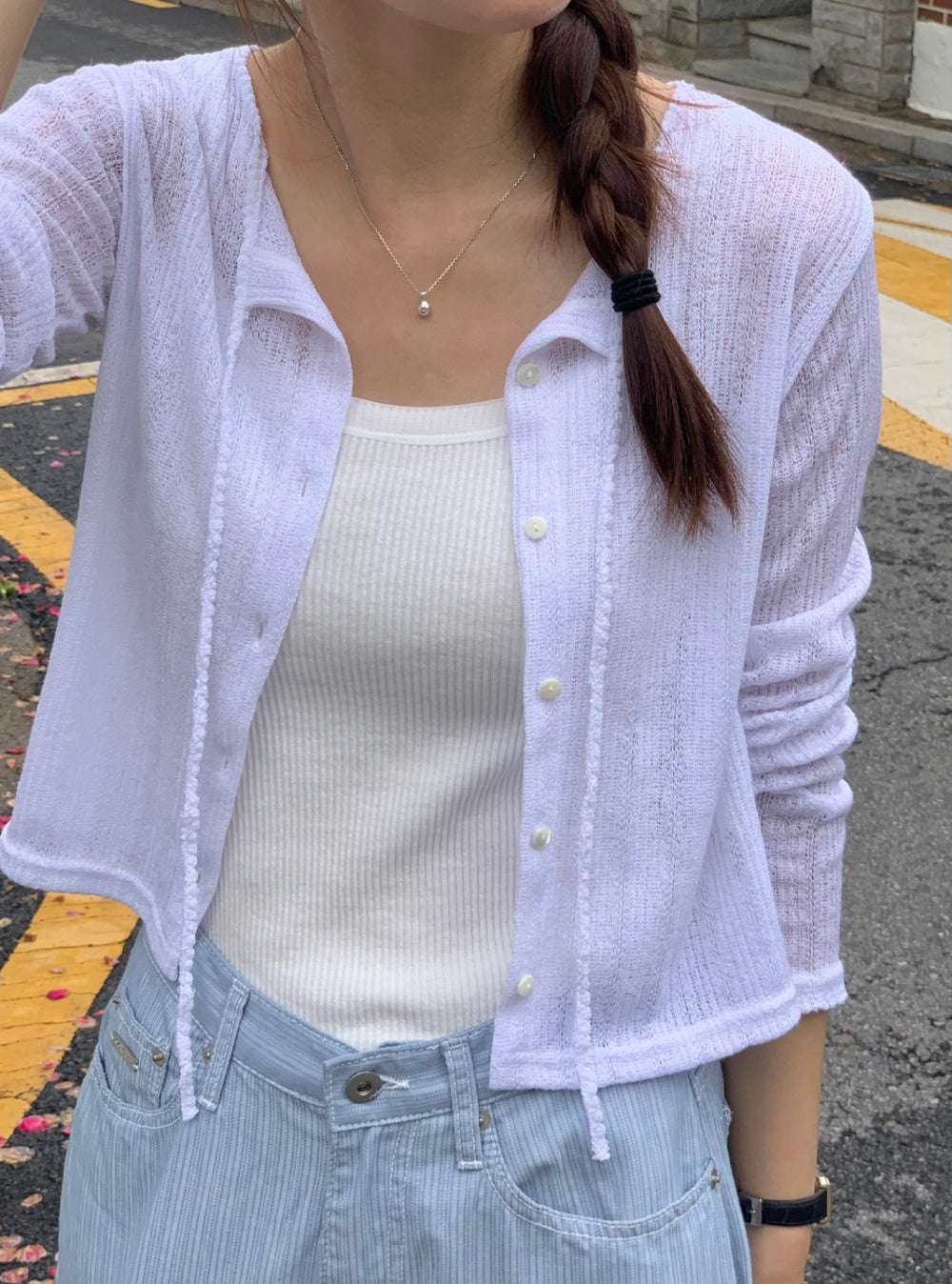 fuzzy cardigan-3col