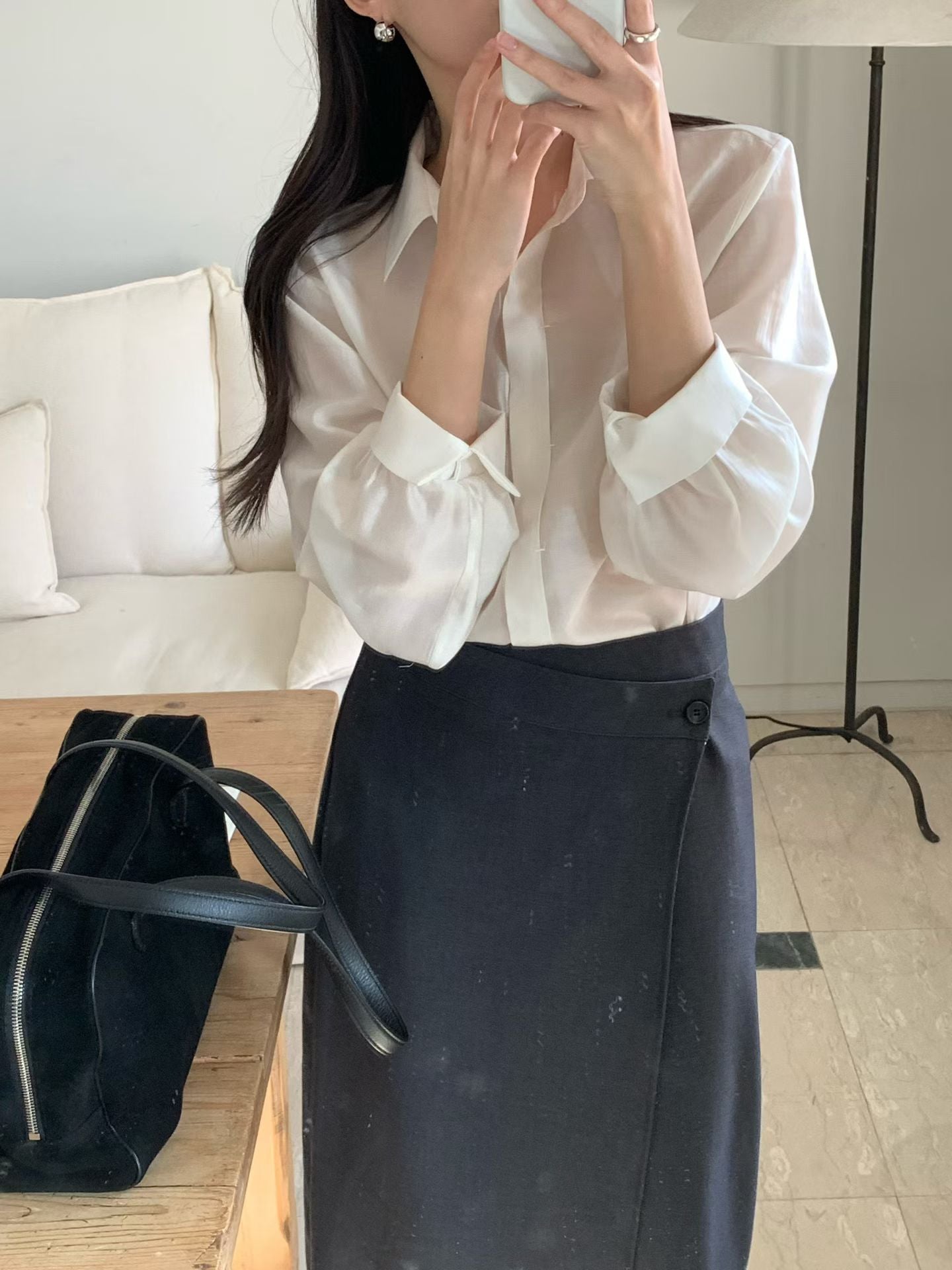 Awesome hidden blouse-2col