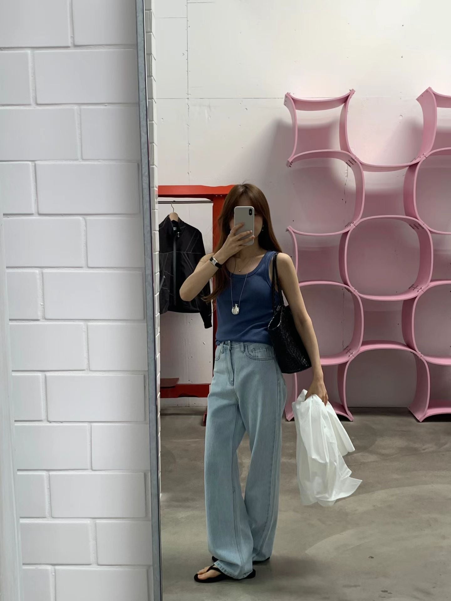 Ounce liv light blue denim