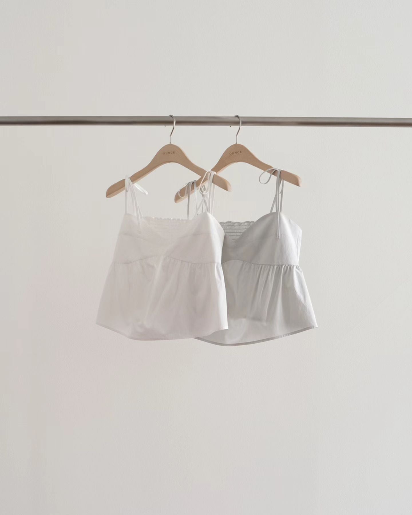 mint即納 Ounce mock ribbon blouse-2col
