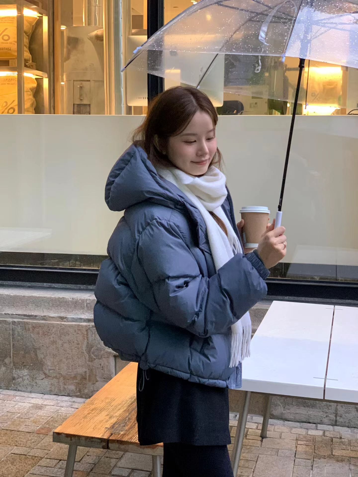 Ounce bunny hoodie padding-3col