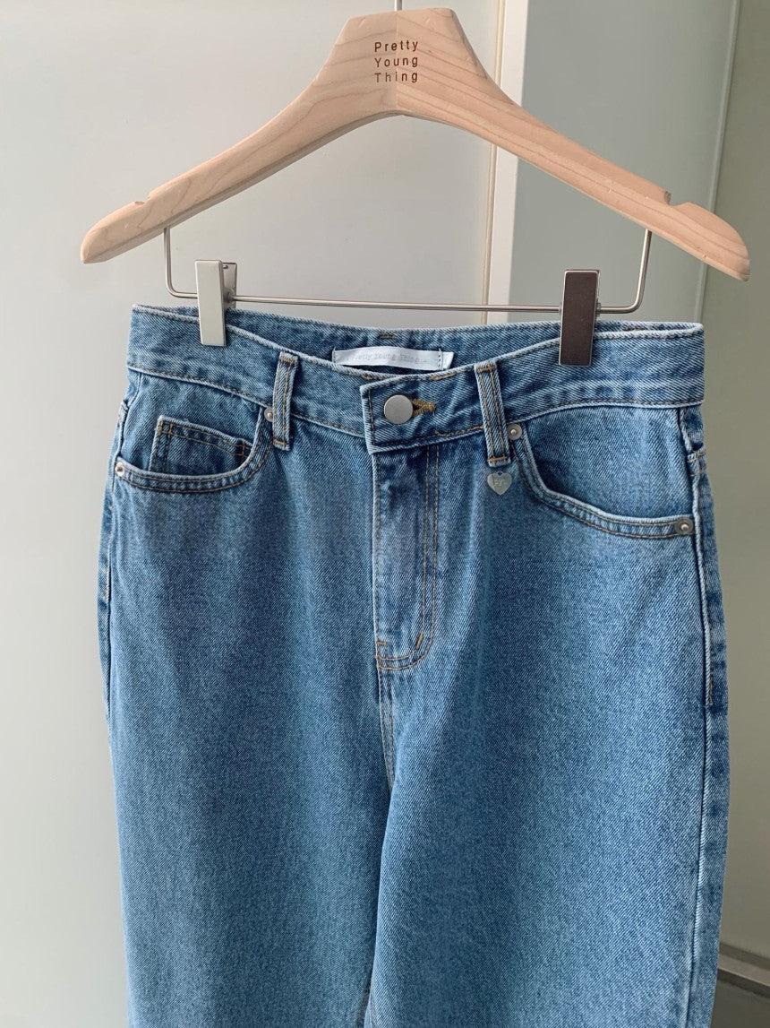 xxs,xs,s即納 Ocean straight denim/ショート丈あり