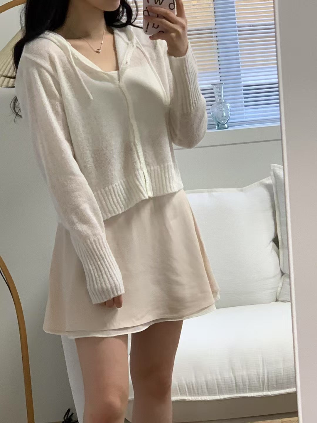 Park hood cardigan-3col