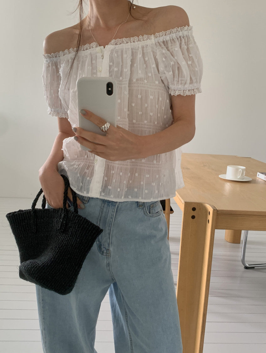 popcorn blouse-2col