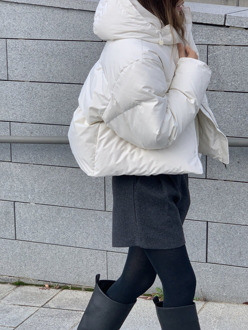 Noa hood duck down padding-3col