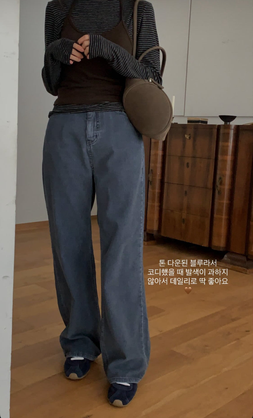 gimo corduroy pants-3col