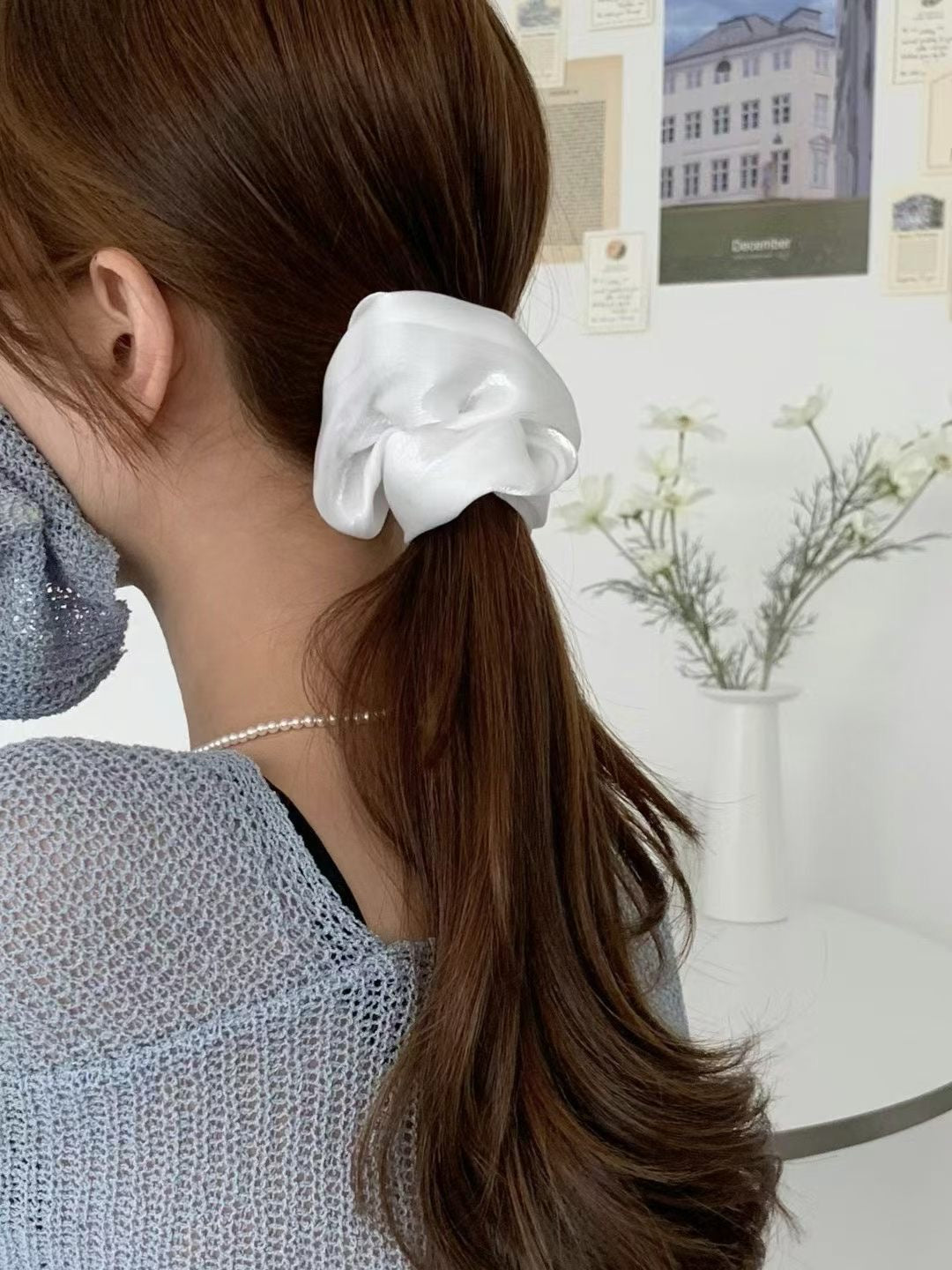 Chiffon scrunchies