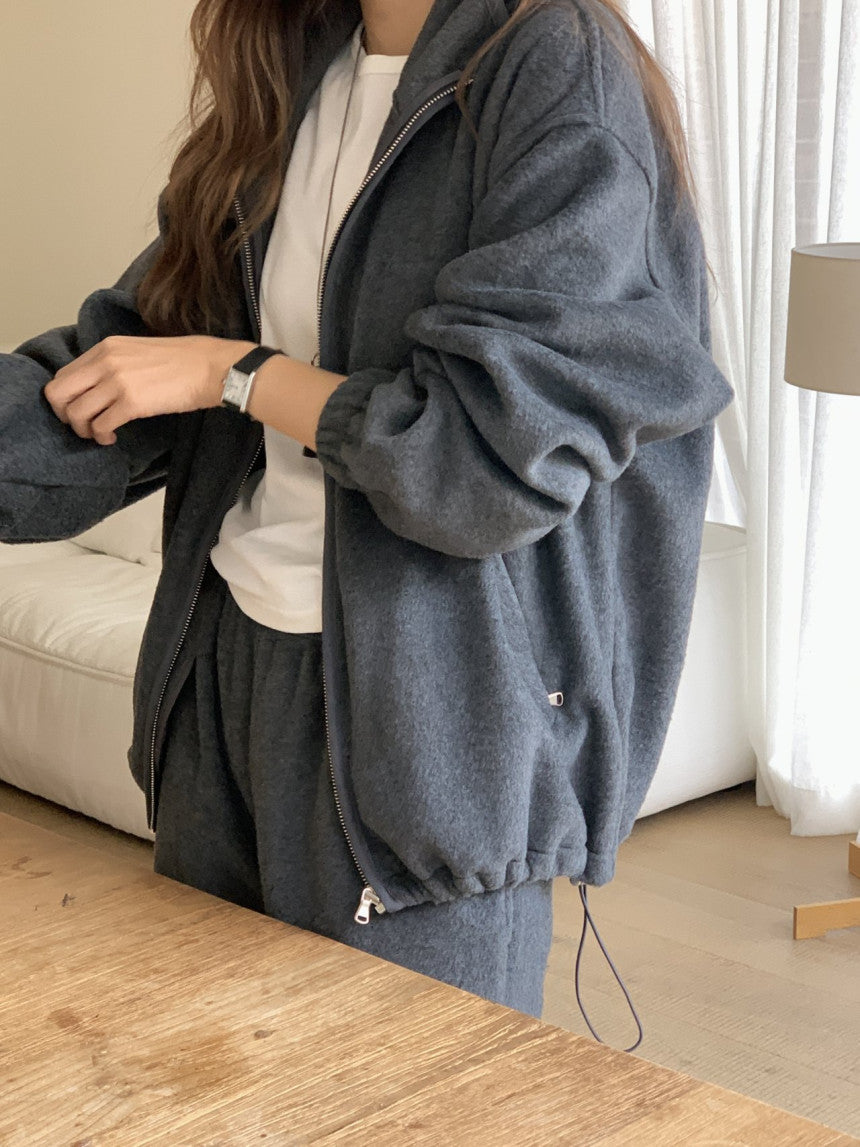 Luzern fleece zip up&pants-3col