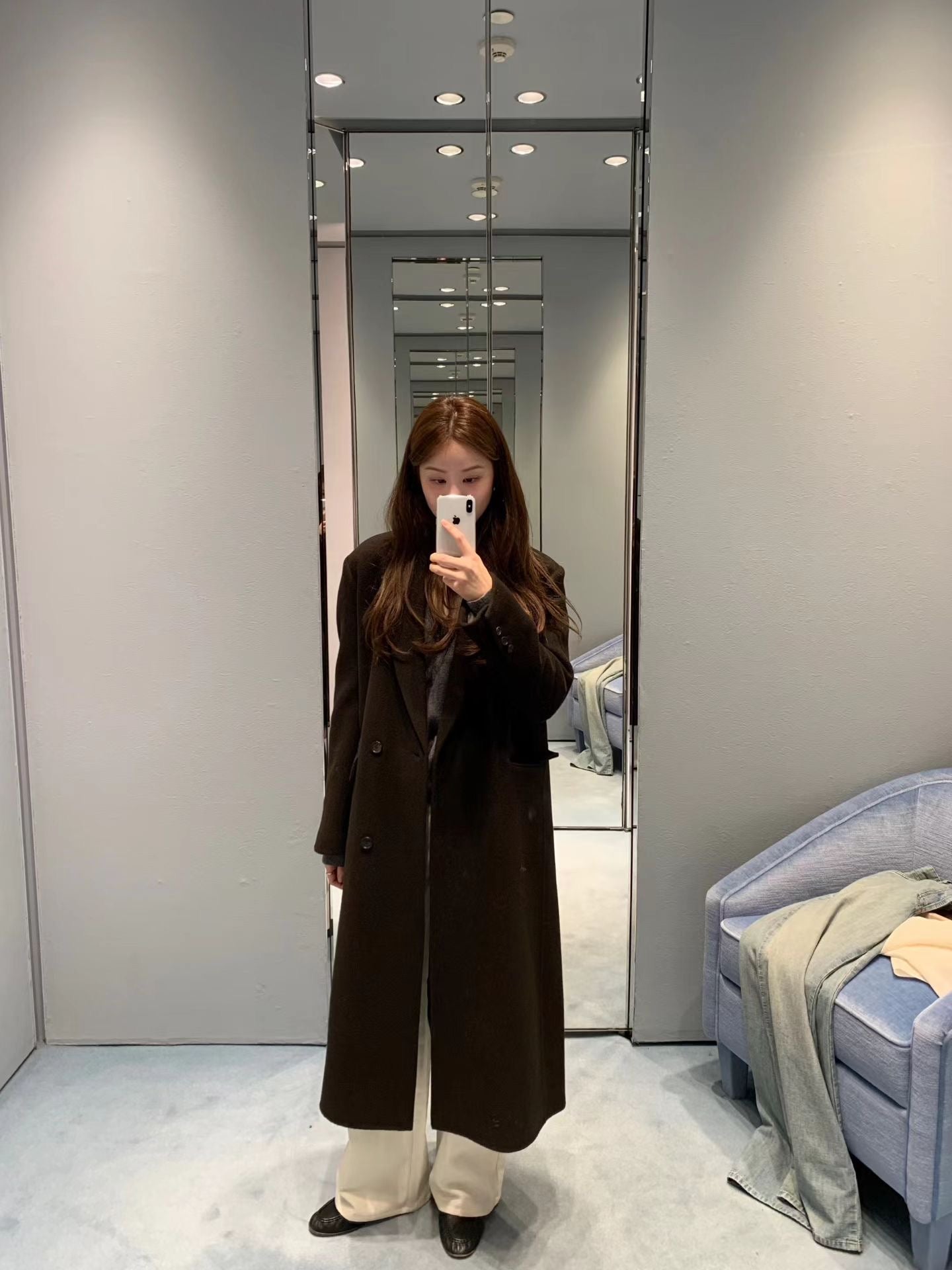 Ounce handmade tate cashmere coat-3col