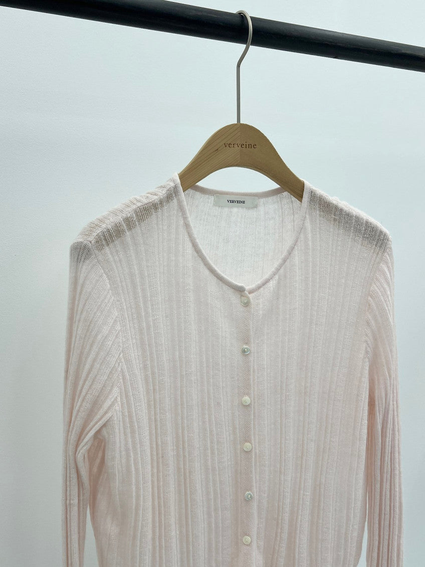 Novella alpaca round cardigan-4col