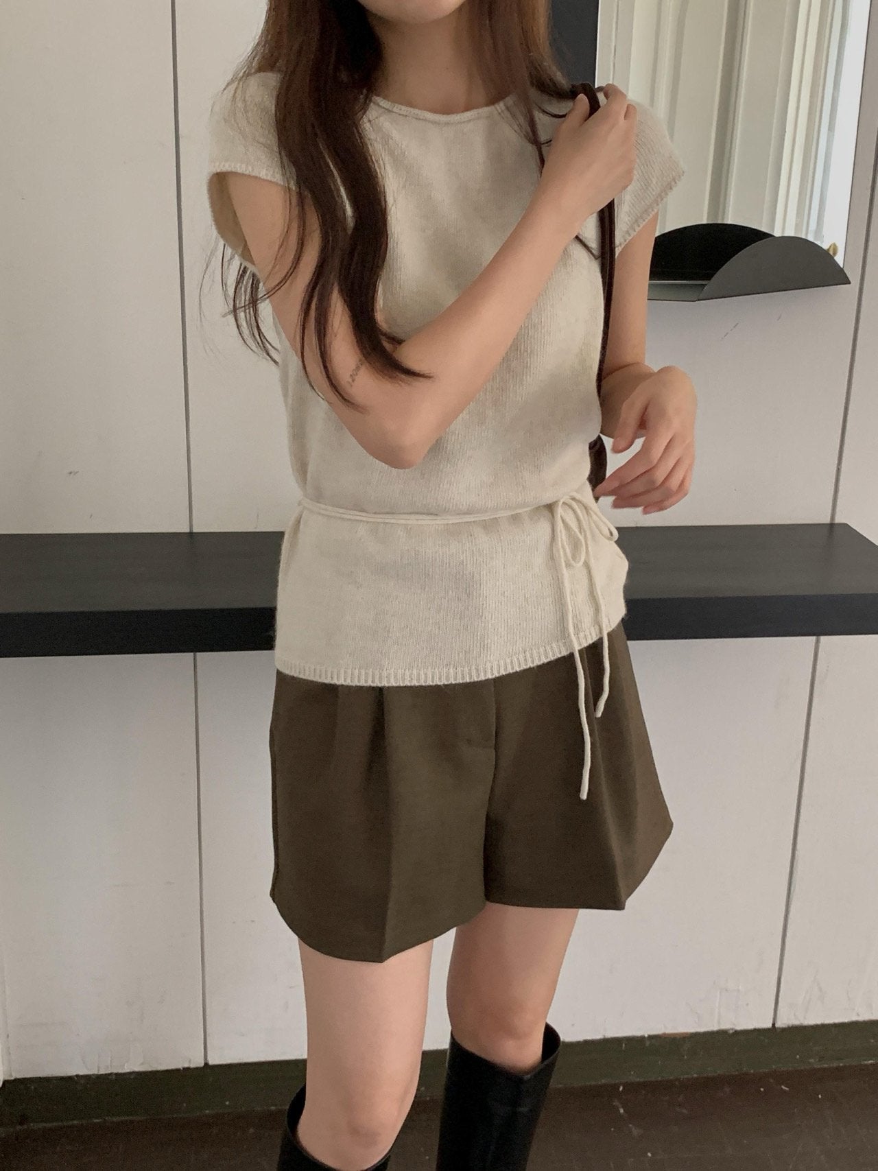 Fox belt knit-3col