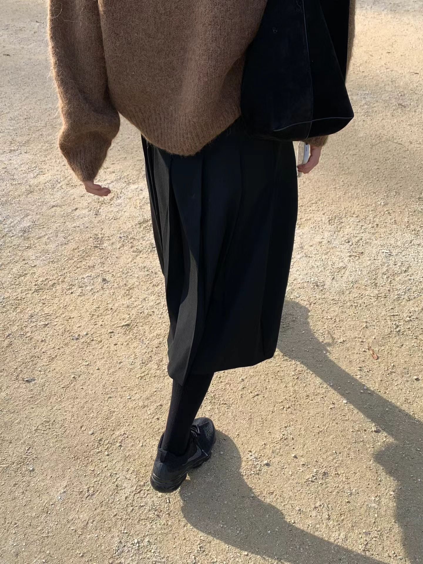 Ounce hey pleats skirt-2col