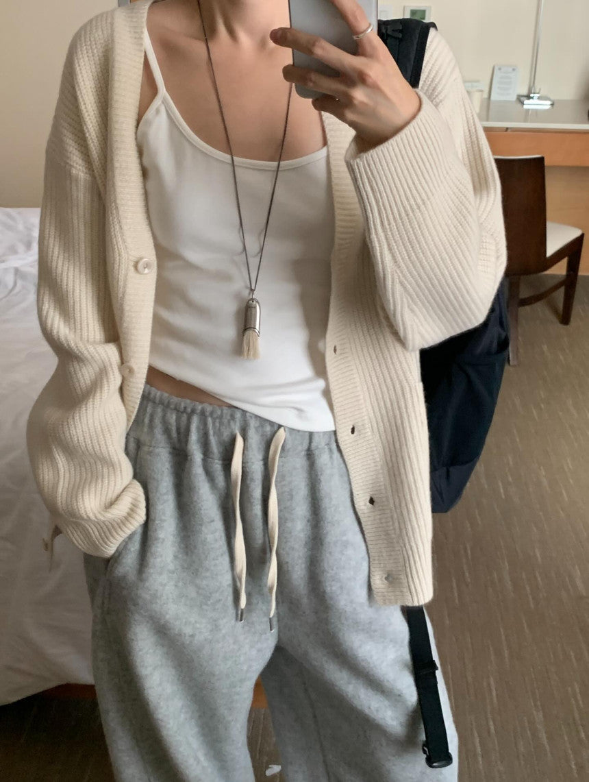 Mue hachi cardigan-4col