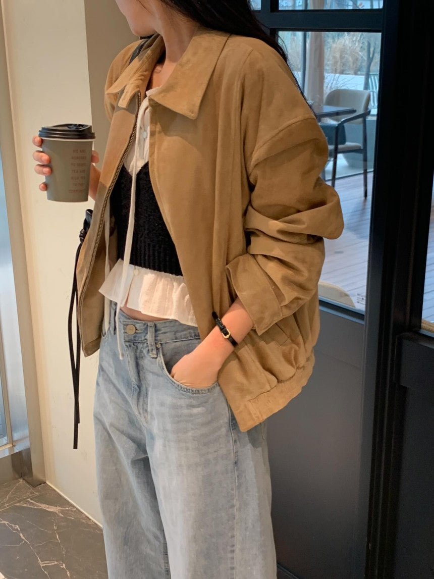 Bern suede blouson