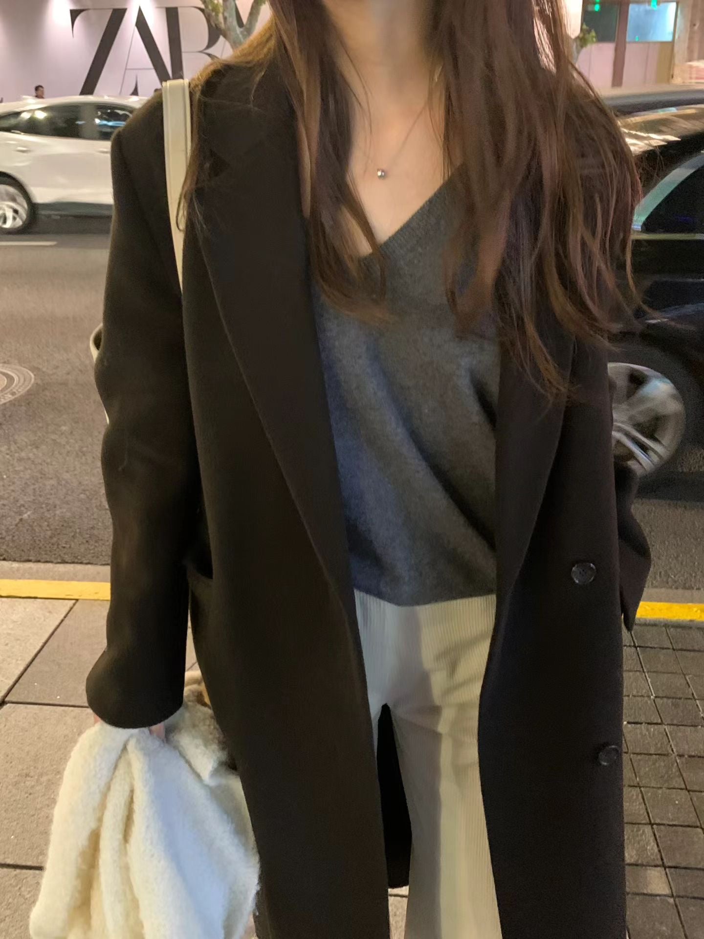 Ounce handmade tate cashmere coat-3col