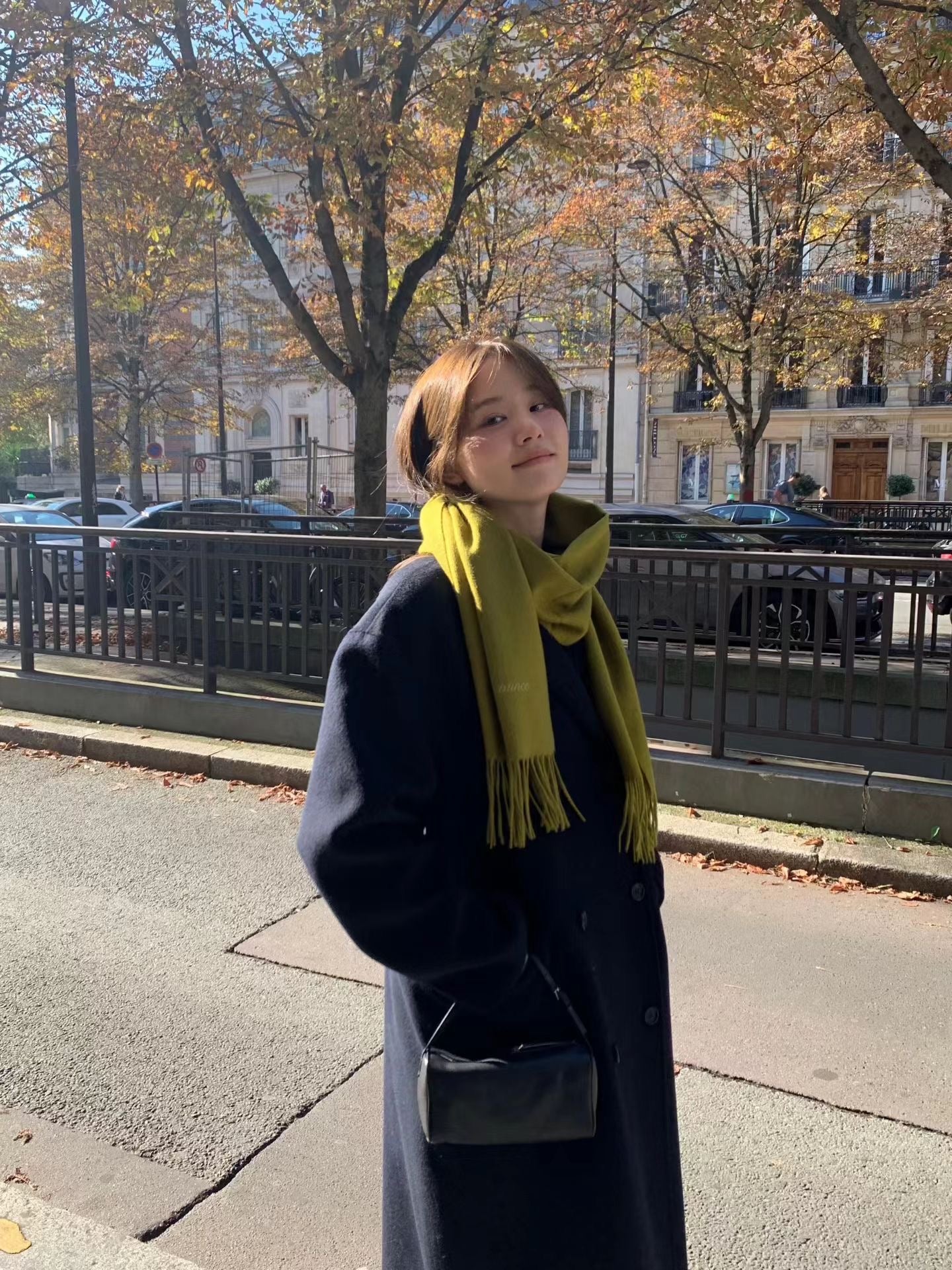 Ounce cashmere double over coat-2col