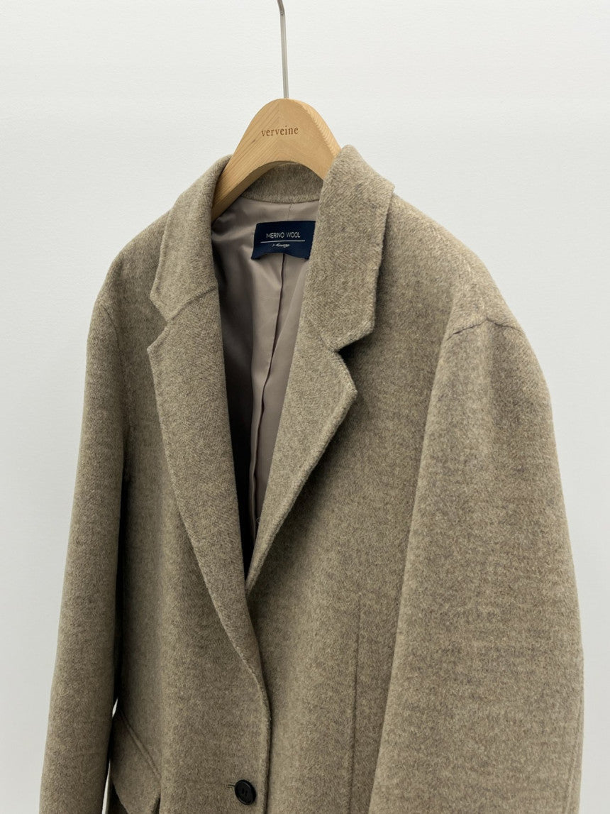 Adele meribo wool handmade jacket-2col