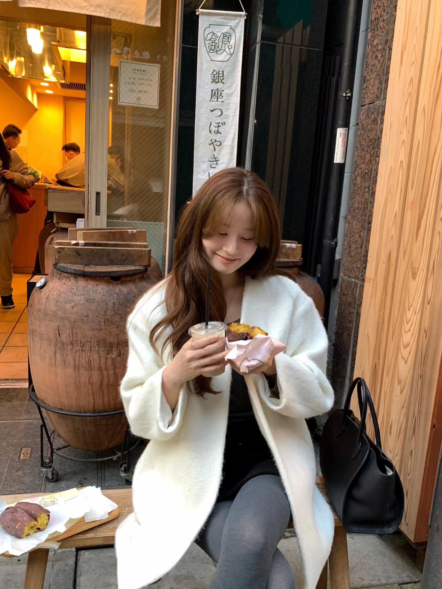 Ounce sander alpaca half coat-2col