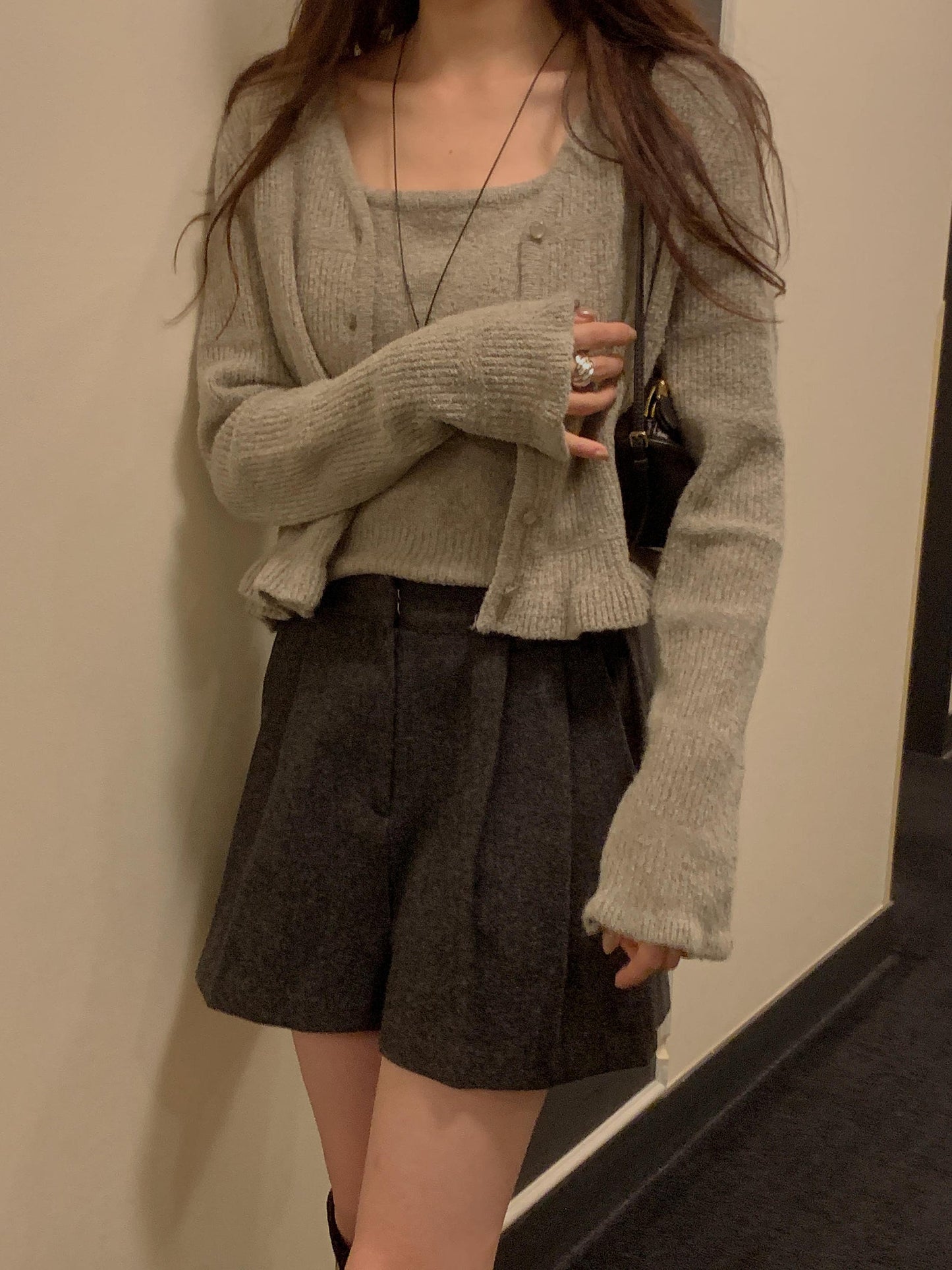 Corr bustier&cardigan-3col
