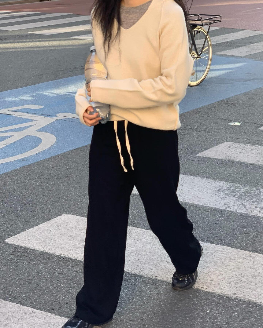 Relaxed pants-5col
