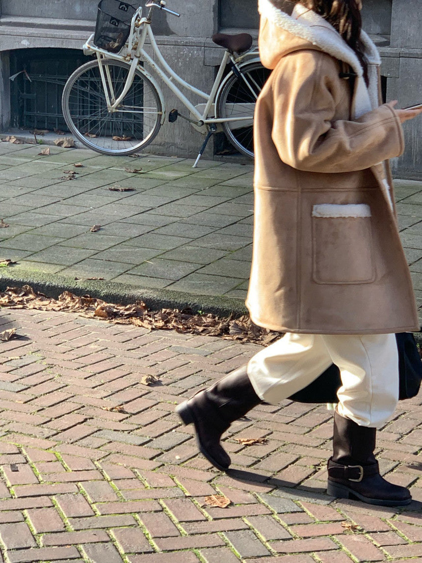 Fitz hoodie shearing half mustang