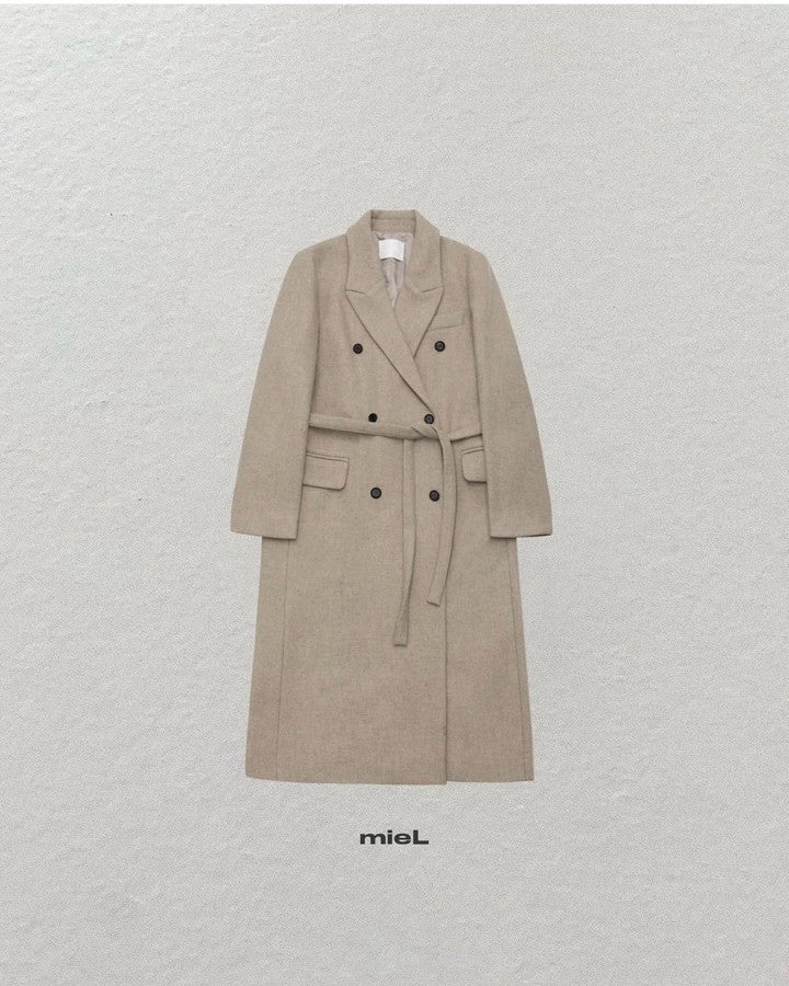 Riz wool double coat-3col