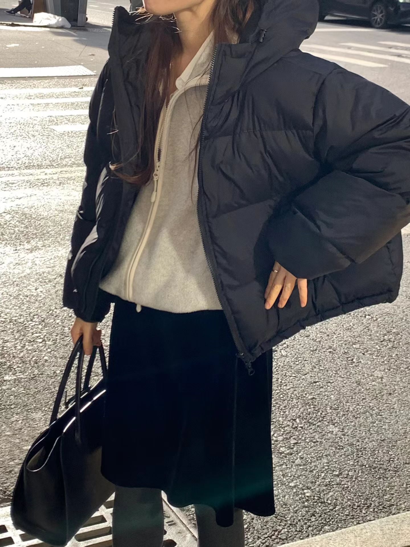 Ounce bunny hoodie padding-3col